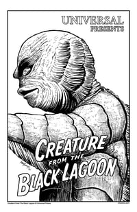 Creature From The Black Lagoon 11x17 Print