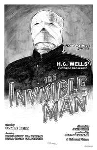 The Invisible Man 11x17 Print