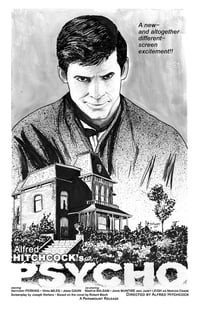 Psycho 11x17 Print