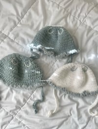 Image 1 of frilly moon jellyfish hat