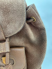 Image 4 of Gucci Bamboo Suede Small Vintage Backpack