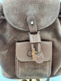 Image 5 of Gucci Bamboo Suede Small Vintage Backpack
