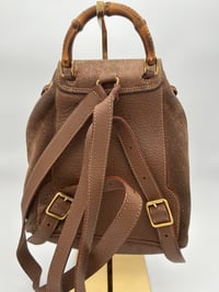 Image 11 of Gucci Bamboo Suede Small Vintage Backpack
