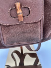 Image 7 of Gucci Bamboo Suede Small Vintage Backpack