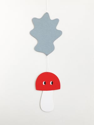 Image of Mushroom, paper mobile
