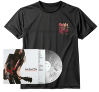 Trouble Coming Bundle - Marbled White Vinyl (Signed) + T-Shirt