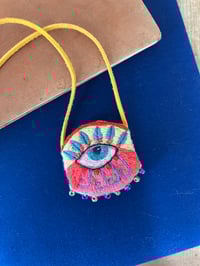 Image 1 of Mini Hand Embroidered Amulet 