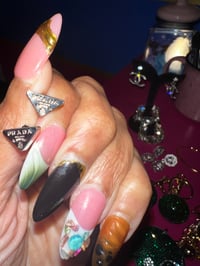 Prada Silver Studs 