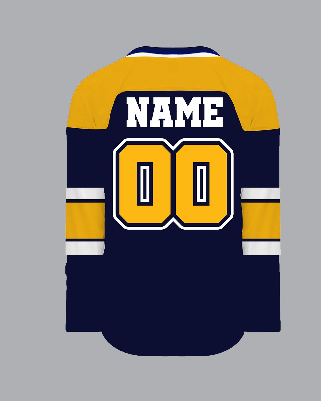 Image of Murphy Blue & Yellow Hockey Jersey