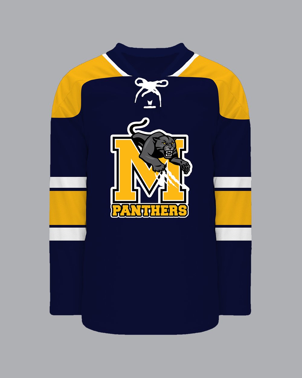 Image of Murphy Blue & Yellow Hockey Jersey