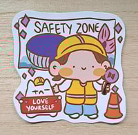 Safety Zone sticker