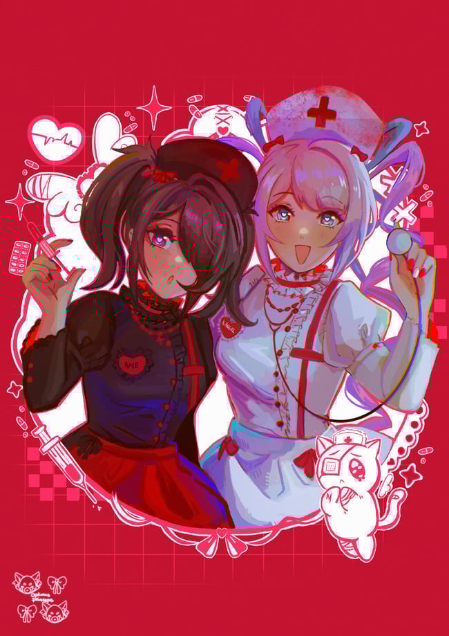 Needy Girl Overdose Nurse Print