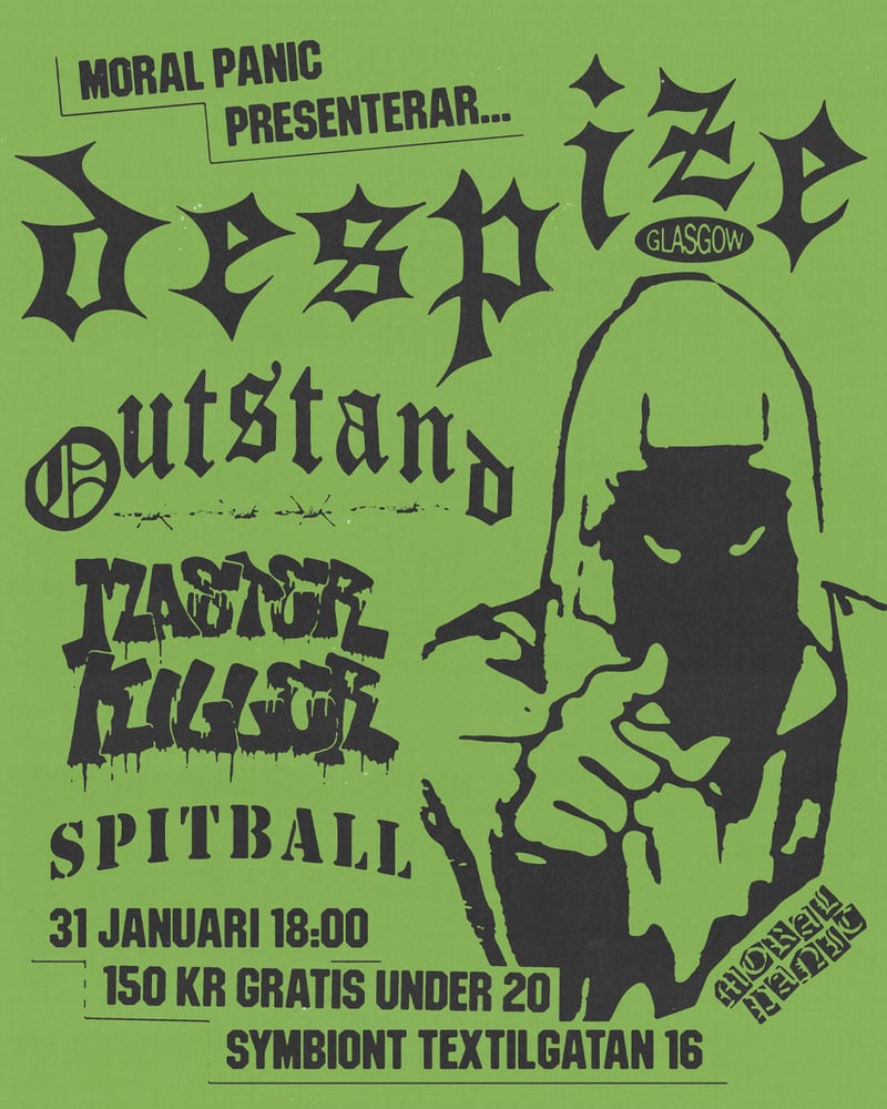 Image of DESPIZE, OUTSTAND, MASTER KILLER, SPITBALL 31/1 
