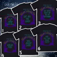 Image 8 of BURNT ORANGE Halloween Movie Night Unisex Tees | Most Likely to Root for the Villain