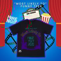 Image 13 of BURNT ORANGE Halloween Movie Night Unisex Tees | Most Likely to Root for the Villain
