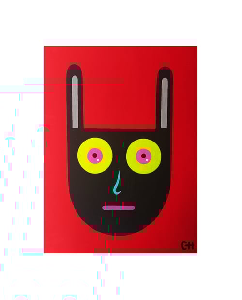 Image of BUNNYMAN TRAPPED IN THE HEADLIGHTS OF HIS OWN MIND