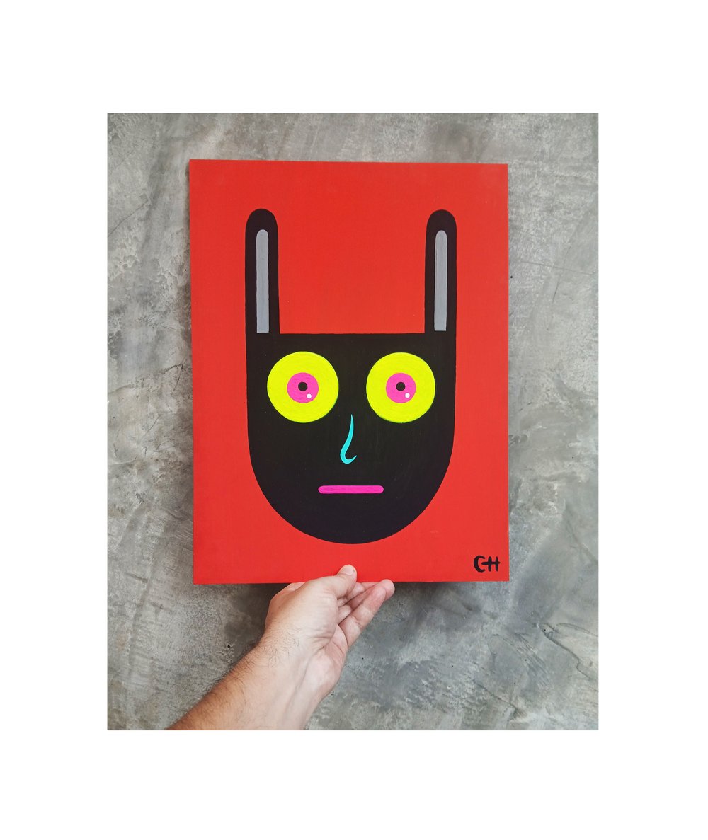 Image of BUNNYMAN TRAPPED IN THE HEADLIGHTS OF HIS OWN MIND