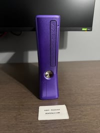 Image 1 of Custom Purple Xbox 360 Slim 750GB