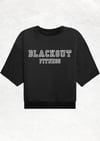 BLACKOUT QUARTER SLEEVE SWEATSHIRT 