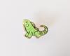 Green Iguana - Tiny Reptile Enamel Pins