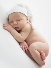 Image 6 of Newborn sleepy hat SAMANTHA