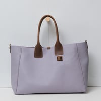 Image 1 of Slouchy 3-panel Tote in light lavender