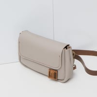 Image 5 of Tiny Fanny Pack in pebbled light gray