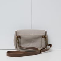 Image 3 of Tiny Fanny Pack in pebbled light gray