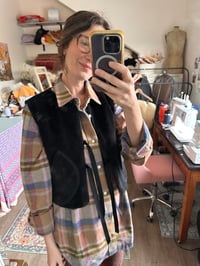 Image 1 of Black Corduroy Pocket Vest, Medium