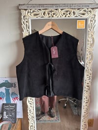 Black Corduroy Vest, XL
