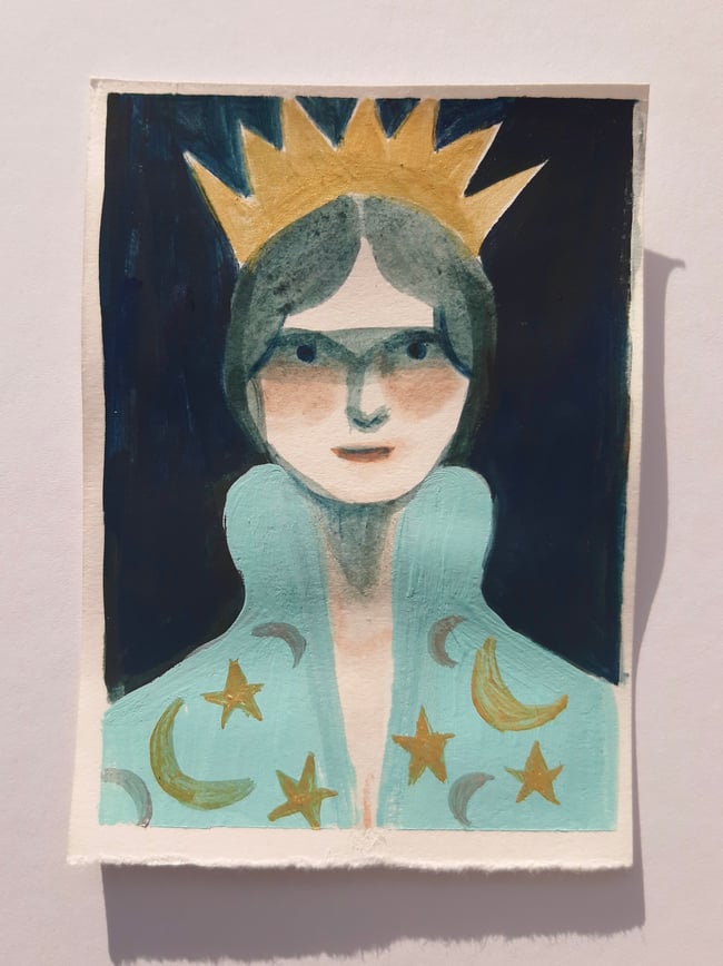 Queenie ~ Original painting