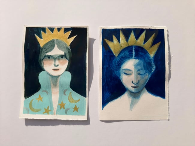 Queenie ~ Original painting