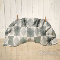 Image 2 of Grand Gyoza Jacquard Losanges Vert