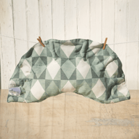 Image 1 of Grand Gyoza Jacquard Losanges Vert