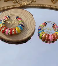 Confetti Custom Hoops 