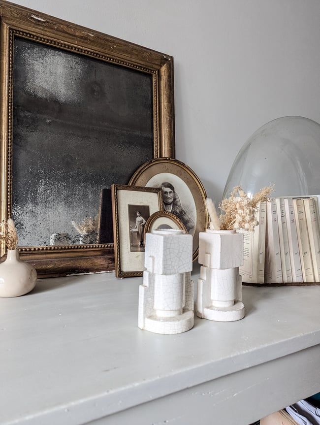 Vases craquelés Art deco