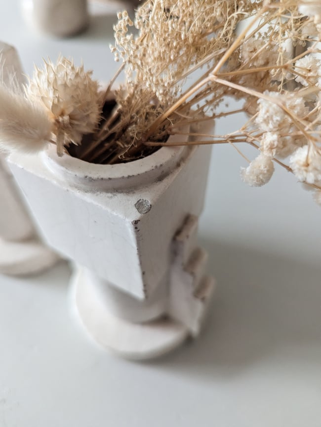 Vases craquelés Art deco