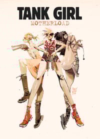 Image 5 of TANK GIRL POSTER MAGAZINE #21 - with 1989 Fridge Magnet, postcard, print, and trade card
