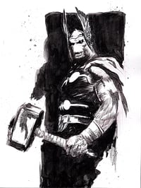 Image 1 of 9x12 B/W Convention Style Sketch