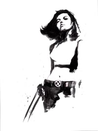 Image 6 of 9x12 B/W Convention Style Sketch