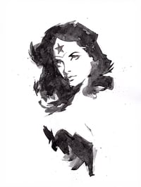 Image 2 of 9x12 B/W Convention Style Sketch