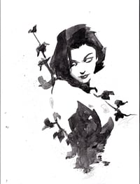Image 9 of 9x12 B/W Convention Style Sketch