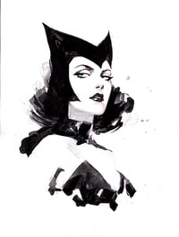 Image 11 of 9x12 B/W Convention Style Sketch