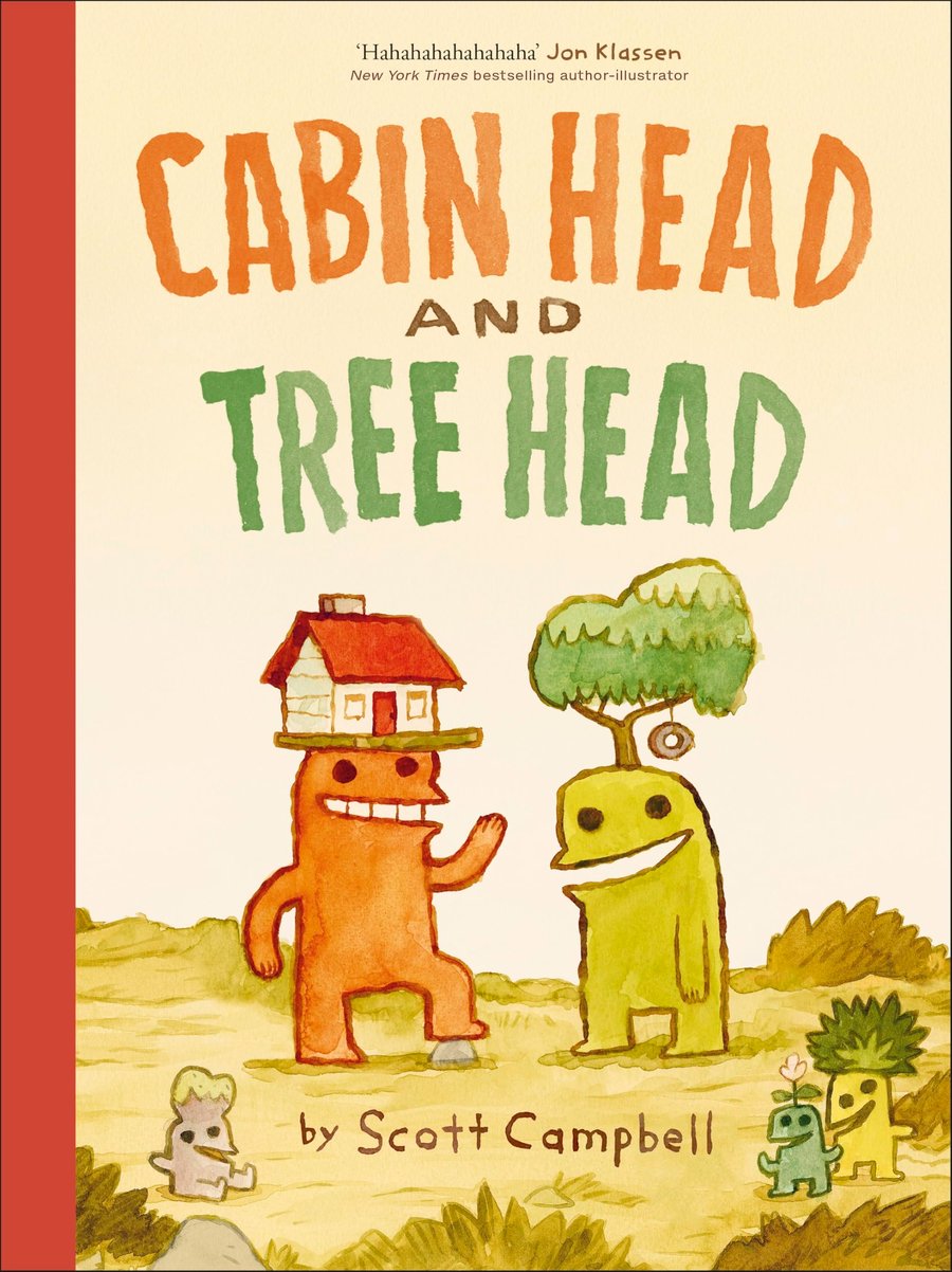 Image of Cabin Head and Tree Head - Scott Campbell - FREE TOTE & BADGE