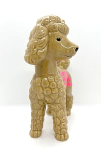 Image 3 of Caniche en céramique avec un slogan