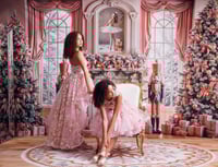 Image 1 of 2025- NOV. 22ND,   CHRISTMAS INDOOR MINI SESSION EVERGREEN ARCH/ BALLERINA | RETAINER