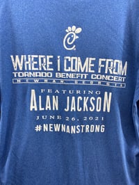Image 1 of Alan Jackson Newnan Tornado Benefit T-shirt Medium