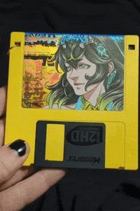 Image 2 of Sphene 3.5" Floppy Disk Charm