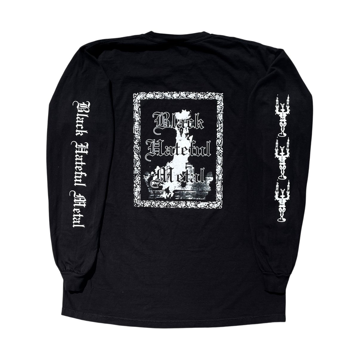 Image of BLACK HATEFUL METAL (LONG SLEEVE)