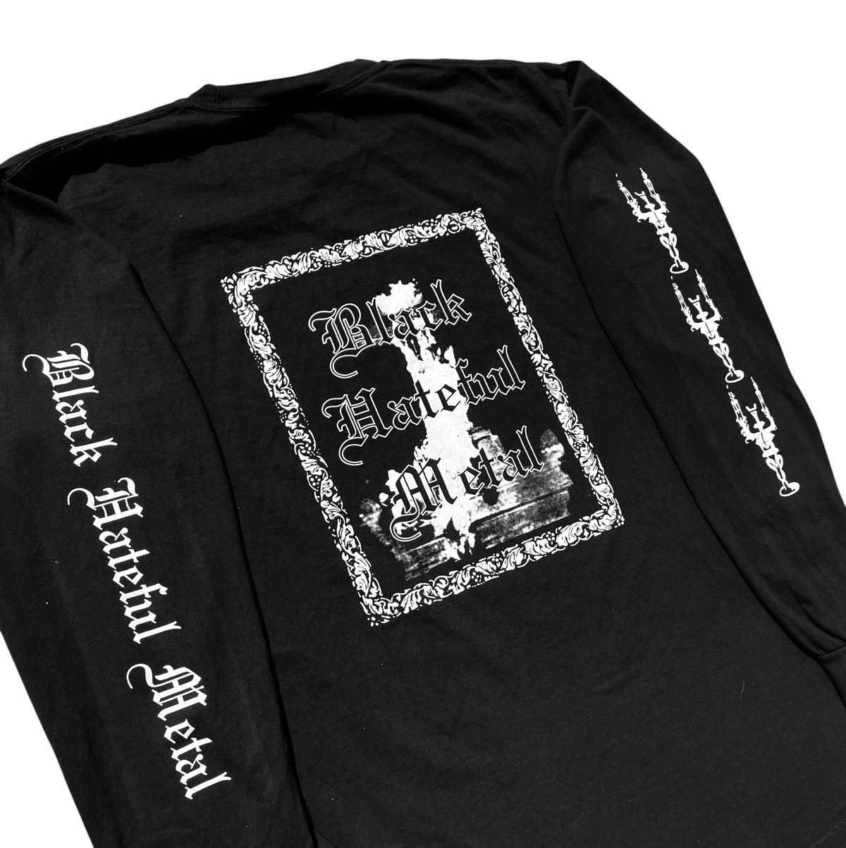 Image of BLACK HATEFUL METAL (LONG SLEEVE)